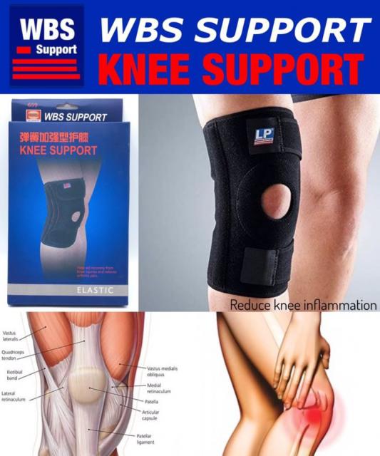 WBS Support Knee ผ้ารัดหัวเข่าเสริมสปิงด้านใน 2 เส้น ราคาส่ง 110 บาท