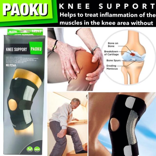 Paoku Knee Support ผ้าพันหัวเข่าแบบยาว เสริมสปิงยาว ราคาส่ง 110 บาท