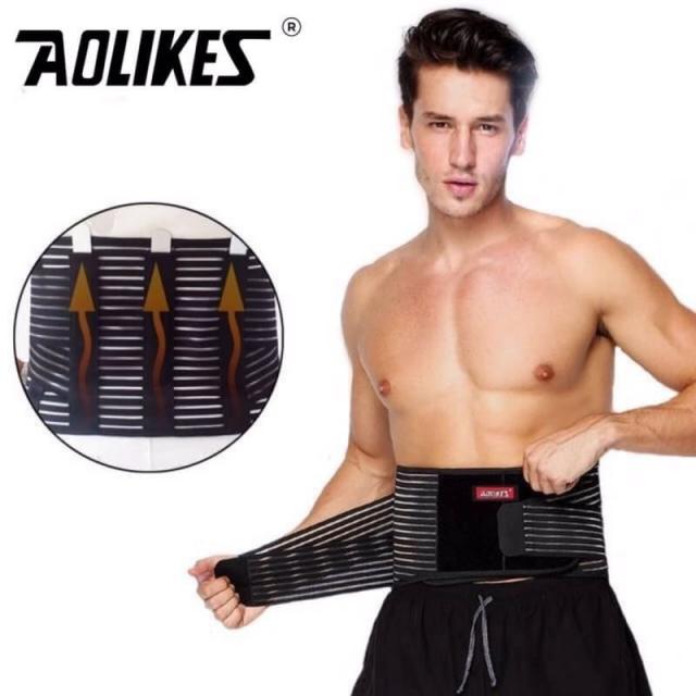 AOLIKES Waist belt SUPPORT เข็มขัดพยุงหลัง แก้ปวดหลัง ราคาส่ง 170 บาท