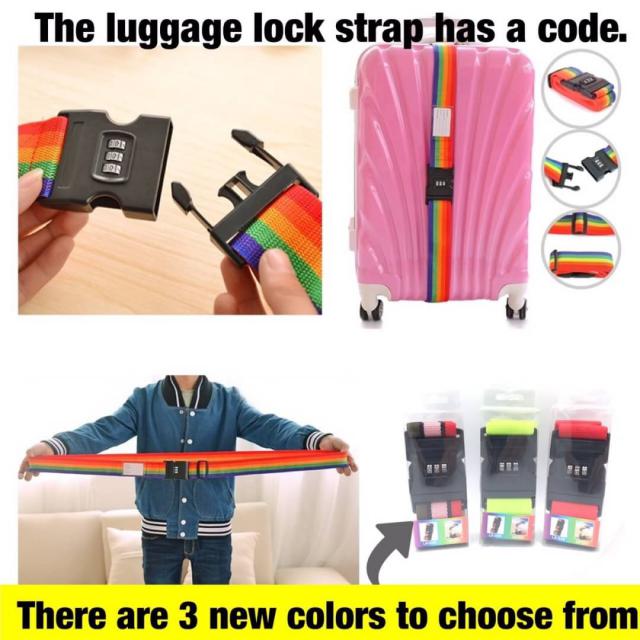 The Luggage Lock Strap สายล็อคกระเป๋าเดินทาง ราคาส่ง 45 บาท