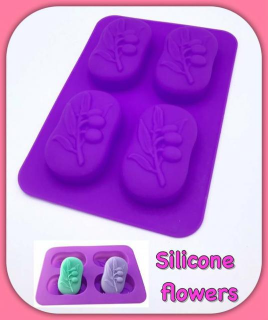 พิมพ์ซิลิโคน ทรงรีมีลาย( Mold Silicone)  ราคาส่ง 55 บาท