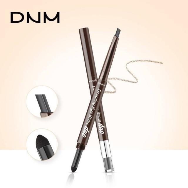 DNM Drawing Eye Brow Duo ดินสอเขียนคิ้ว 2 ทิศทาง หัวครีม/หัวเนื้อฝุ่น ออโต้เพนซิลไม่ต้องเหลา ราคาส่ง 25 บาท