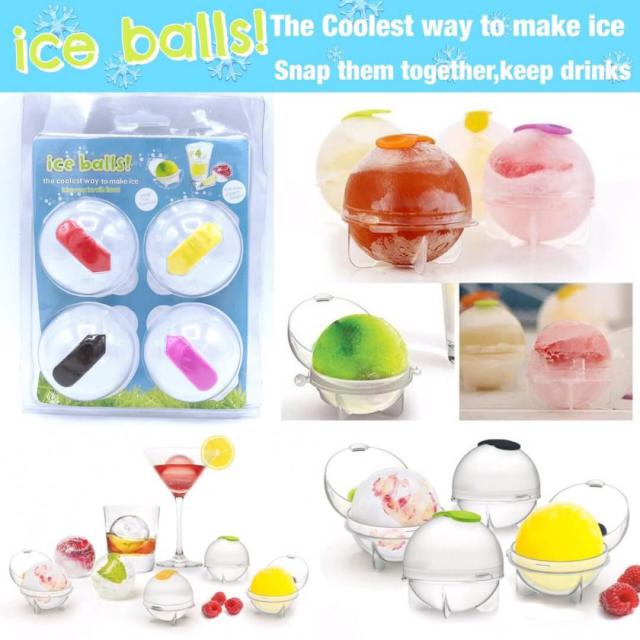  Ice Balls ชุดทำน้ำแข็งลูกบอลวิสกี้จุกยางซิลิโคน ราคาส่ง 35 บาท