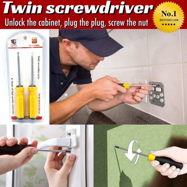 win screwdriver ชุดไขควงคู่ 2 หัวอเนกประสงค์ ห้างหรู 12 ชิ้นราคา 200 บาท