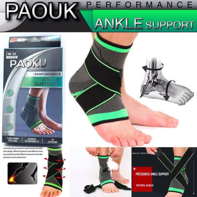 Paoku Performance Ankle Support ผ้ารัดข้อเท้า ซัพพอตเท้า ลดปวดอักแสบ ราคาส่ง 55 บาท