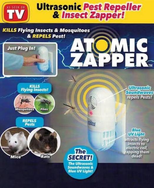 Atomic zapper เครื่องไล่หนูอุตตร้าโซนิค ราคาส่ง 110 บาท