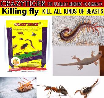 Crazytiger Filling fly ผงกำจัดแมลงร้าย บ้านปลอดภัยจากแมลงร้ายแบบผง 12 ชิ้นราคา 200 บาท