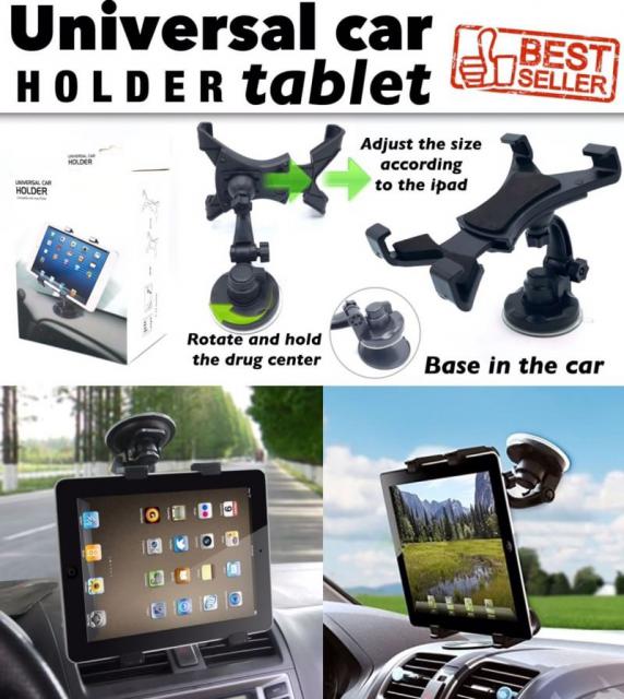 Universal Car Holder Tablet ที่จับแท็บเล็ต แบบจุกศูนย์ยากาศ ปรับระดับได้ ราคาส่ง 90 บาท