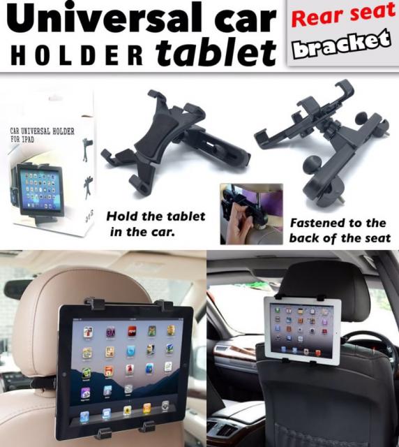 Universal Car Holder Tablet ที่จับแท็บเล็ต แบบติดหลังเบาะ ตัวล็อค 2 ตัวติดแน่น ราคาส่ง 110 บาท