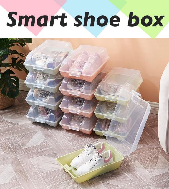 Smart shoe box กล่องใส่รองเท้าอัจฉริยะ ราคาส่ง 45 บาท