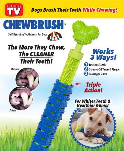 Chewbrush 3 Way แปรงสีฟันสุนัขอัจฉริยะ ราคาส่ง 55 บาท