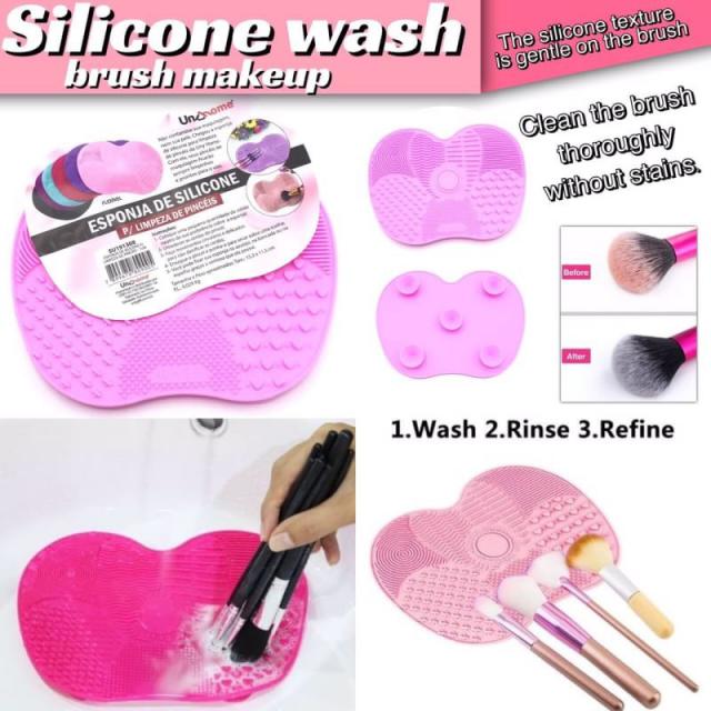 Sillcone Wash Brush makeup แผ่นซิลิโคนล้างแปรงแต่งหน้า ขจัดคราบแปรง อ่อนโยนต่อขนแปรง ราคาส่ง 25 บาท