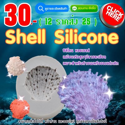 Shell Silicone ซิลิโคนหอยเชลล์ ราคาส่ง 25 บาท