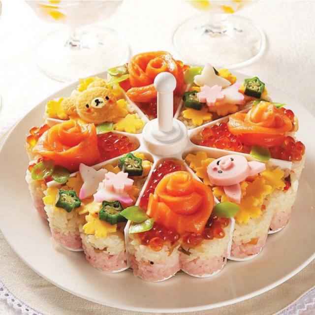 Party Sushi Plate จานจัดเรียงข้าวปั้น ราคาส่ง 55 บาท