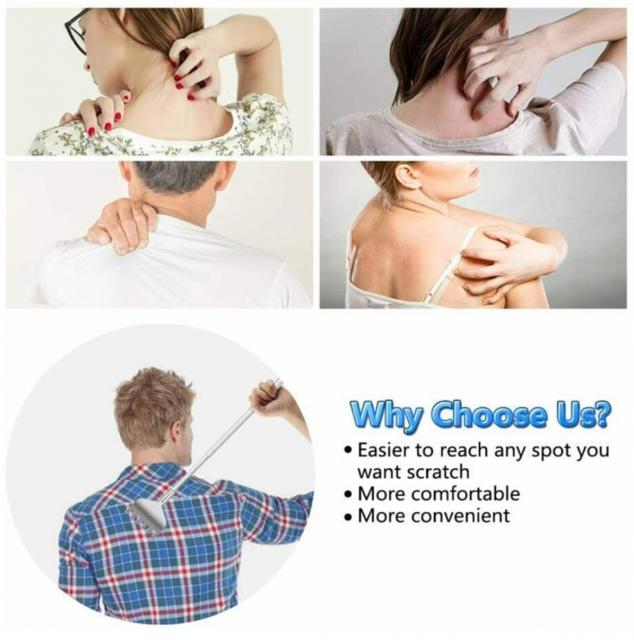 Stainless steel back scratcher ไม้เกาหลังสแตนเลส 12 ชิ้นราคา 200 บาท