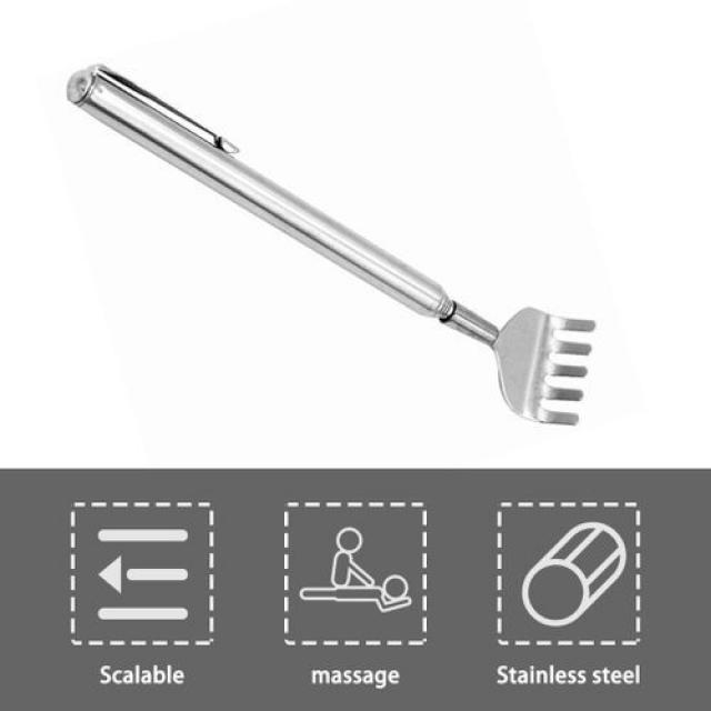 Stainless steel back scratcher ไม้เกาหลังสแตนเลส 12 ชิ้นราคา 200 บาท