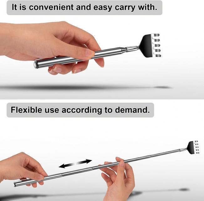 Stainless steel back scratcher ไม้เกาหลังสแตนเลส 12 ชิ้นราคา 200 บาท