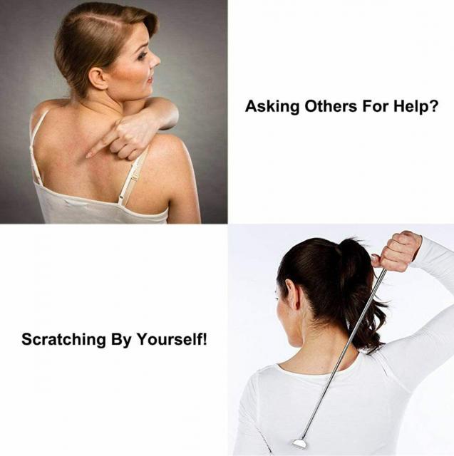 Stainless steel back scratcher ไม้เกาหลังสแตนเลส 12 ชิ้นราคา 200 บาท