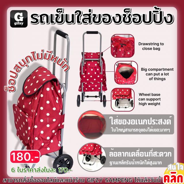 Shopping cart รถเข็นใส่ของช็อปปิ้ง ราคาส่ง 170 บาท