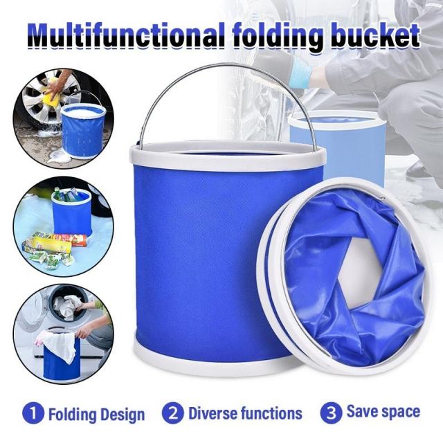 Folding bucket ถังน้ำพับเก็บได้ ซื้อ 1 แถม 1