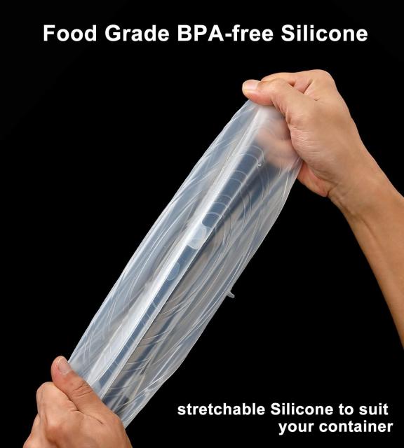 Super stretch silicone lids ชุดฝาปิดซิลิโคนถนอมอาหาร ซื้อ 1 แถม 1