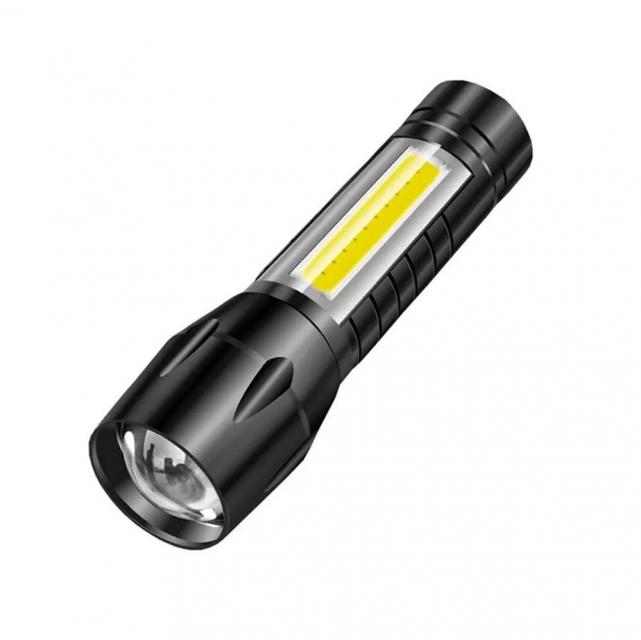 LED steel flashlight ไฟฉายเหล็กเอลอีดี ราคาส่ง 35 บาท