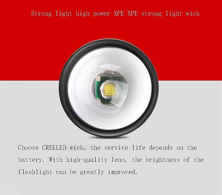LED steel flashlight ไฟฉายเหล็กเอลอีดี ราคาส่ง 35 บาท