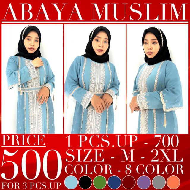 ABAYA MUSLIM ชุดอาบาย่า 3 ชุดราคาชุดละ 500 บาท