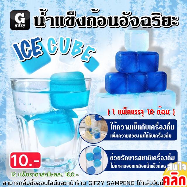 Ice cube น้ำแข็งก้อนอัจฉริยะ 12 แพ็คราคาส่ง 100 บาท