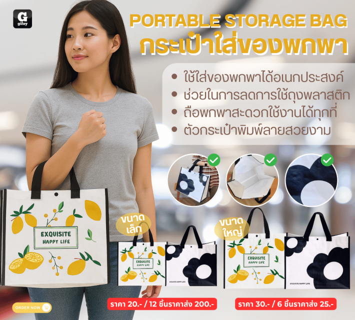 PORTABLE STORAGE BAG กระเป๋าใส่ของพกพา