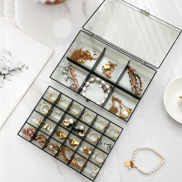 ACRYLIC BOX กล่องอะคริลิค 2 ชั้น ราคาส่ง 35 บาท