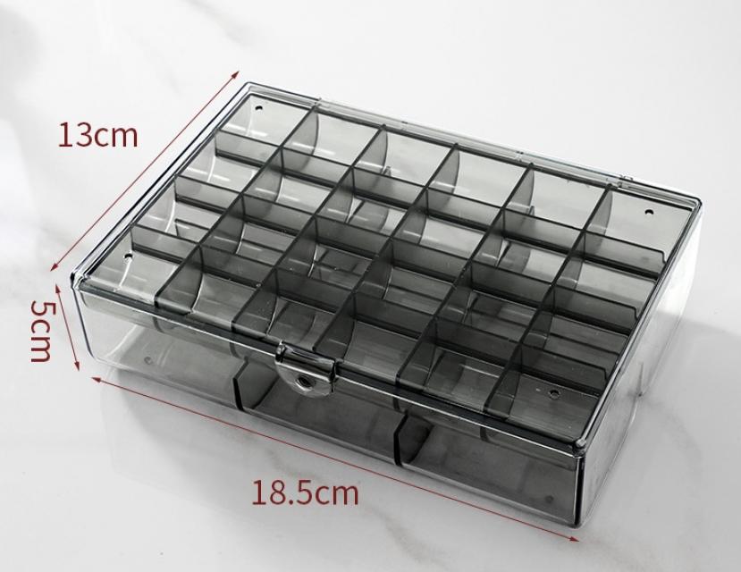 ACRYLIC BOX กล่องอะคริลิค 2 ชั้น ราคาส่ง 35 บาท