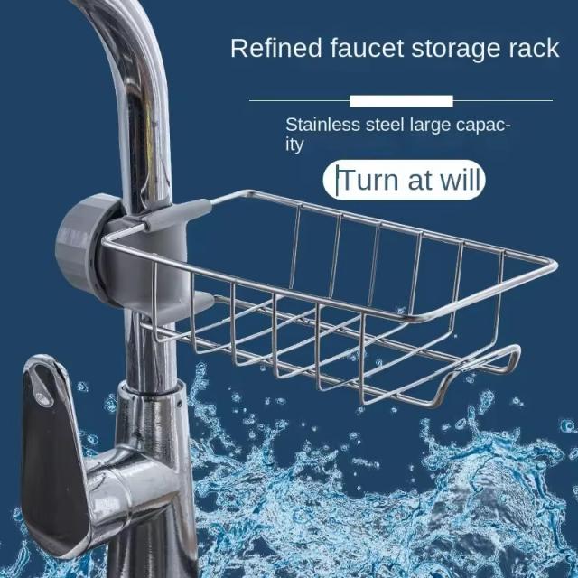 STCRAGE RACK STAINLESS STEEL ที่แขวนซิงค์จัดระเบียบ ราคาส่ง 35 บาท