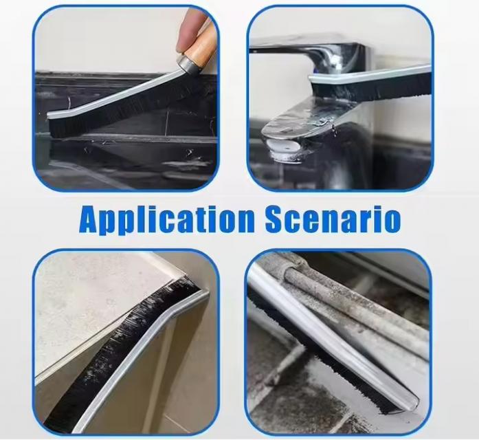 Bent head brush แปรงขัดปลายหัวโค้ง 12 ชิ้นราคาส่ง 200 บาท