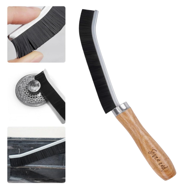 Bent head brush แปรงขัดปลายหัวโค้ง 12 ชิ้นราคาส่ง 200 บาท