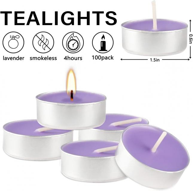 Tea Lights เทียนหอมอโรม่า ราคาส่ง 25 บาท