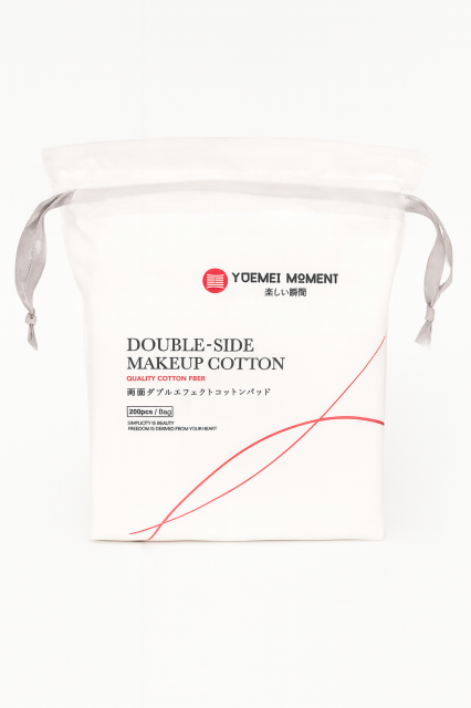 DOUBLE SIDE MAKEUP COTTON แผ่นลำลีเช็ดหน้า ราคาส่ง 25 บาท