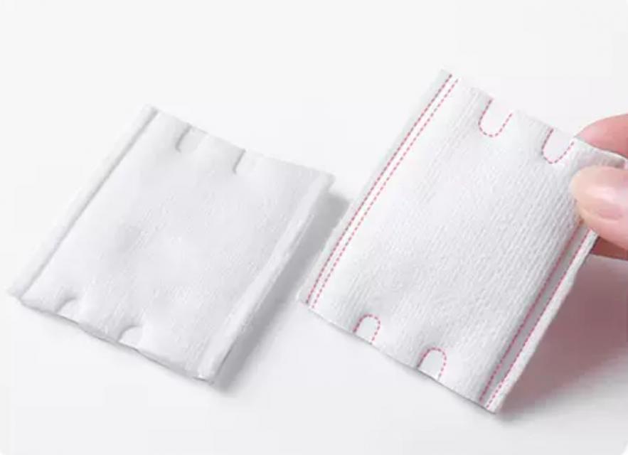DOUBLE SIDE MAKEUP COTTON แผ่นลำลีเช็ดหน้า ราคาส่ง 25 บาท