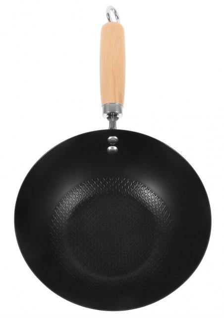 IRON PAN กระทะเหล็กด้ามไม้ ราคาส่ง 110 บาท