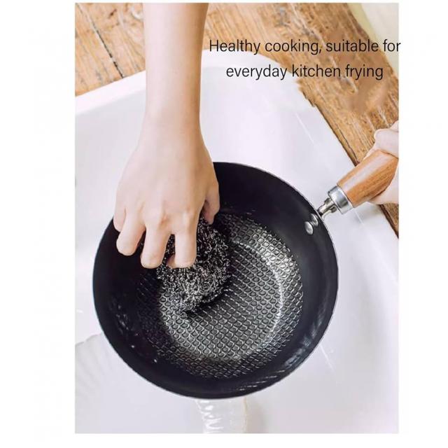IRON PAN กระทะเหล็กด้ามไม้ ราคาส่ง 110 บาท
