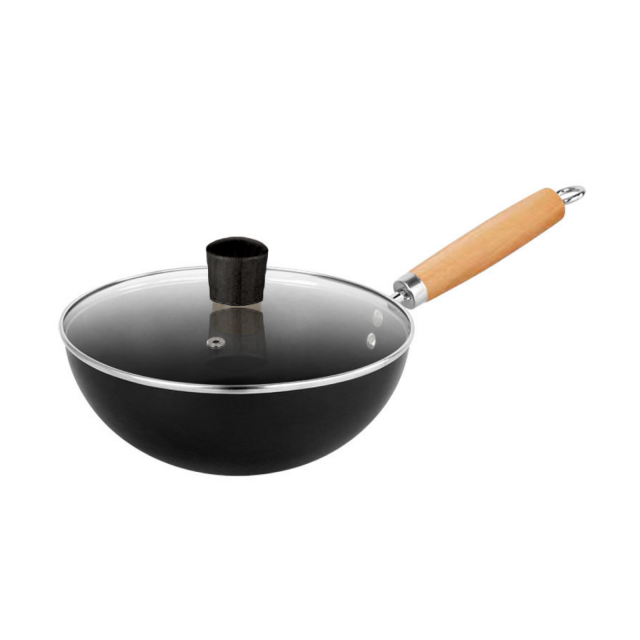 IRON PAN กระทะเหล็กด้ามไม้ ราคาส่ง 110 บาท