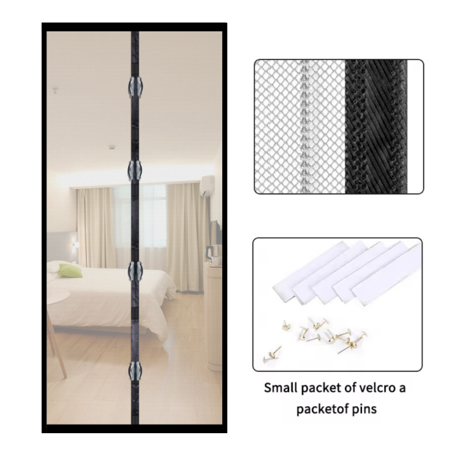 MAGNETIC DOOR CURTAIN ม่านประตูแม่เหล็ก ราคาส่ง 45 บาท