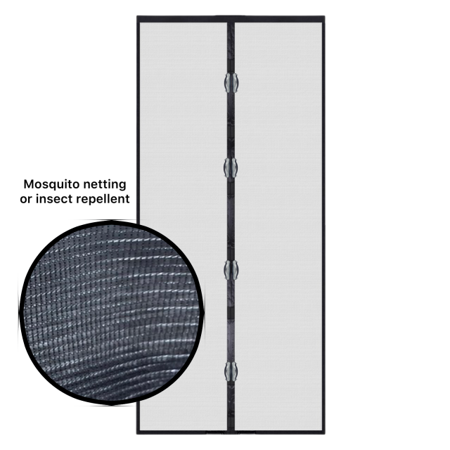 MAGNETIC DOOR CURTAIN ม่านประตูแม่เหล็ก ราคาส่ง 45 บาท