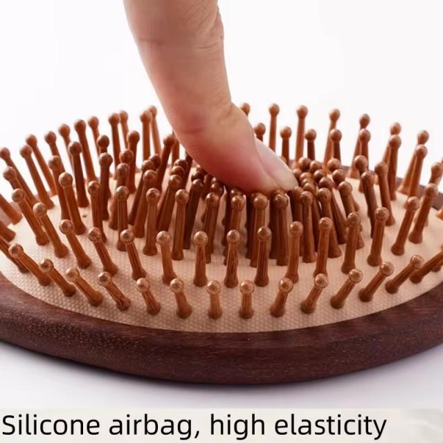 WOODEN COMB แปรงหวีไม้สุขภาพ ราคาส่ง 35 บาท