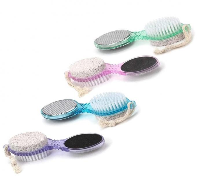 4 HEADED HEEL BRUSH แปรงขัดสันเท้า 4 ทิศทาง 12 ชิ้นราคาส่ง 200 บาท