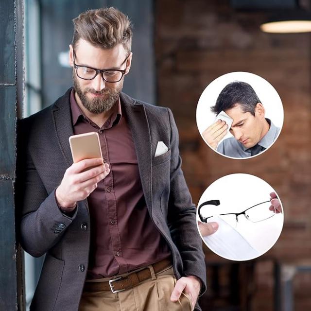 Goodiellow CO ผ้าเช็ดหน้าพกพา ราคาส่ง 35 บาท