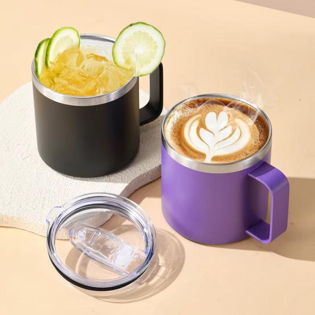 Tumbler stainless steel แก้วน้ำสแตนเลสมือจับ ซื้อ 1 แถม 1