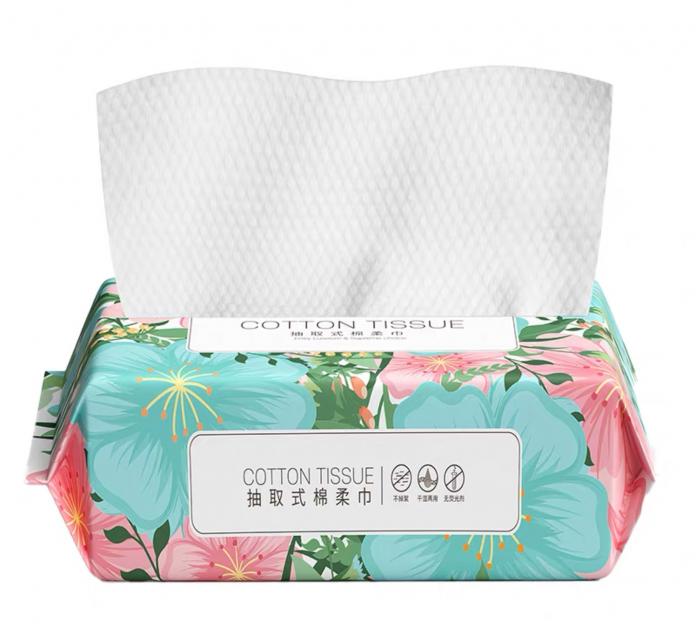 COTTON TISSUE ทิชชู่แห้งเช็ดผิว ซื้อ 1 แถม 1