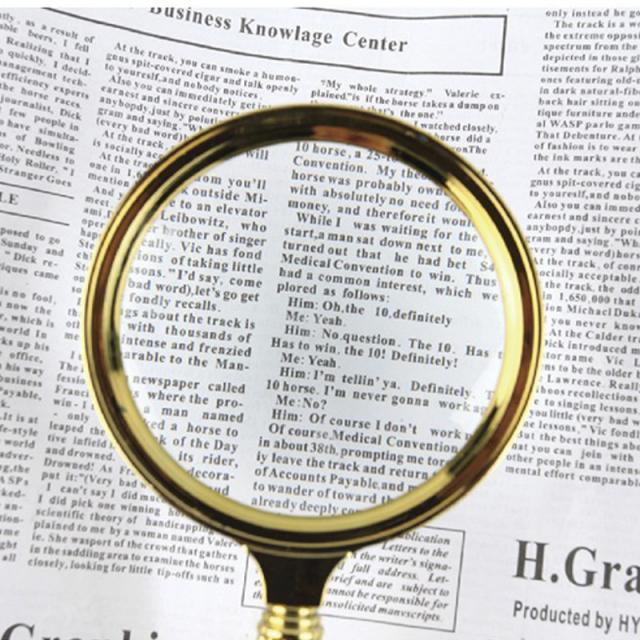MAGNIFYING GLASS แว่นขยายมือจับ ราคาส่ง 25 บาท