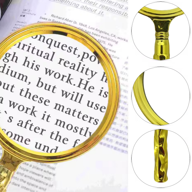 MAGNIFYING GLASS แว่นขยายมือจับ ราคาส่ง 25 บาท
